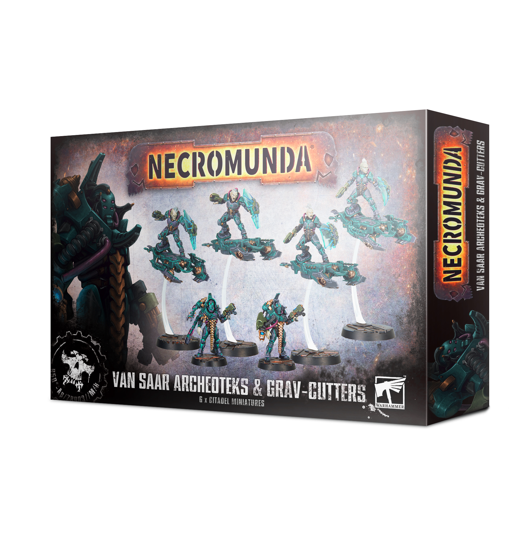 300-71 Necromunda VanSaar Archeoteks & Sky-cutters